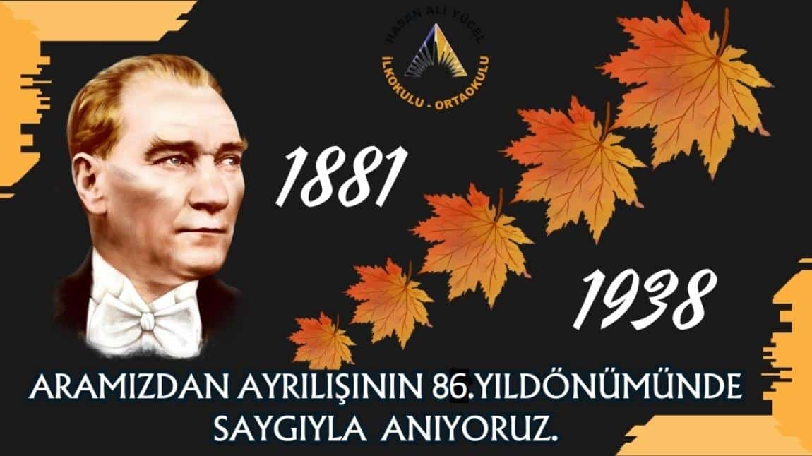 10 KASIM ATATÜRK'Ü ANMA PROGRAMI 